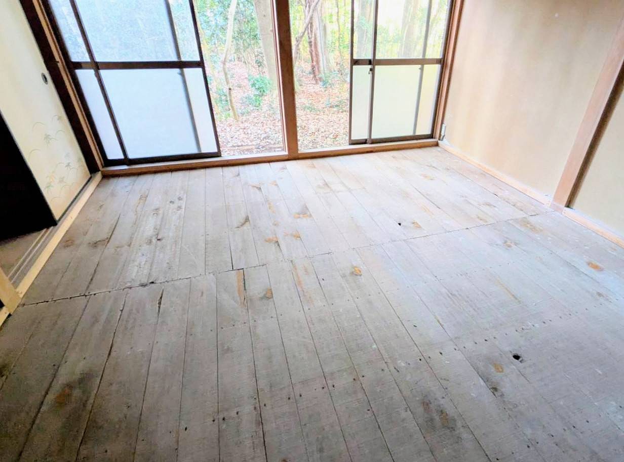 桜川市　I様邸　畳→フローリング工事 施工Before写真