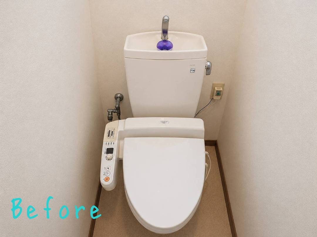 筑西市　W様邸　トイレ交換工事 施工Before写真