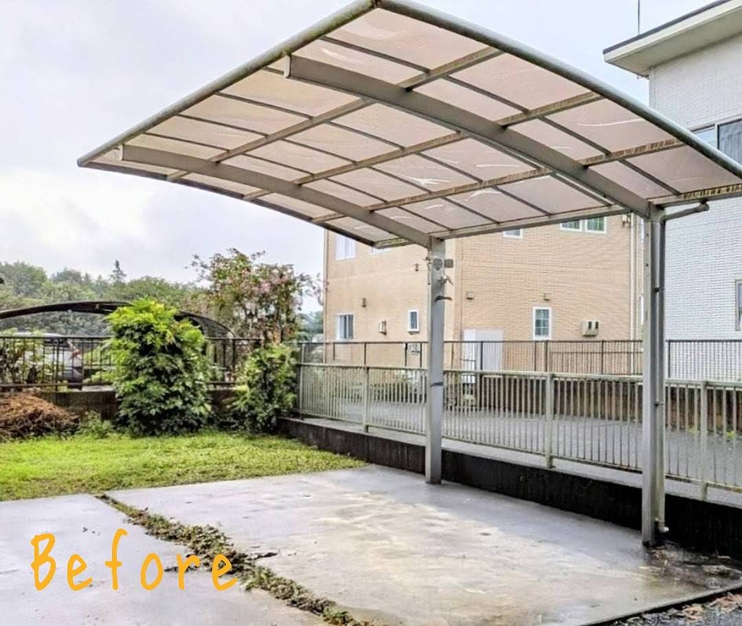 筑西市T様邸カーポート設置工事 施工Before写真