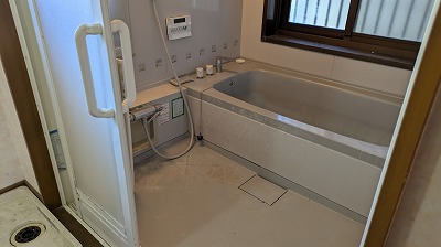 結城市T様邸浴室リフォームUB→UB　TOTOサザナ　S 施工Before写真