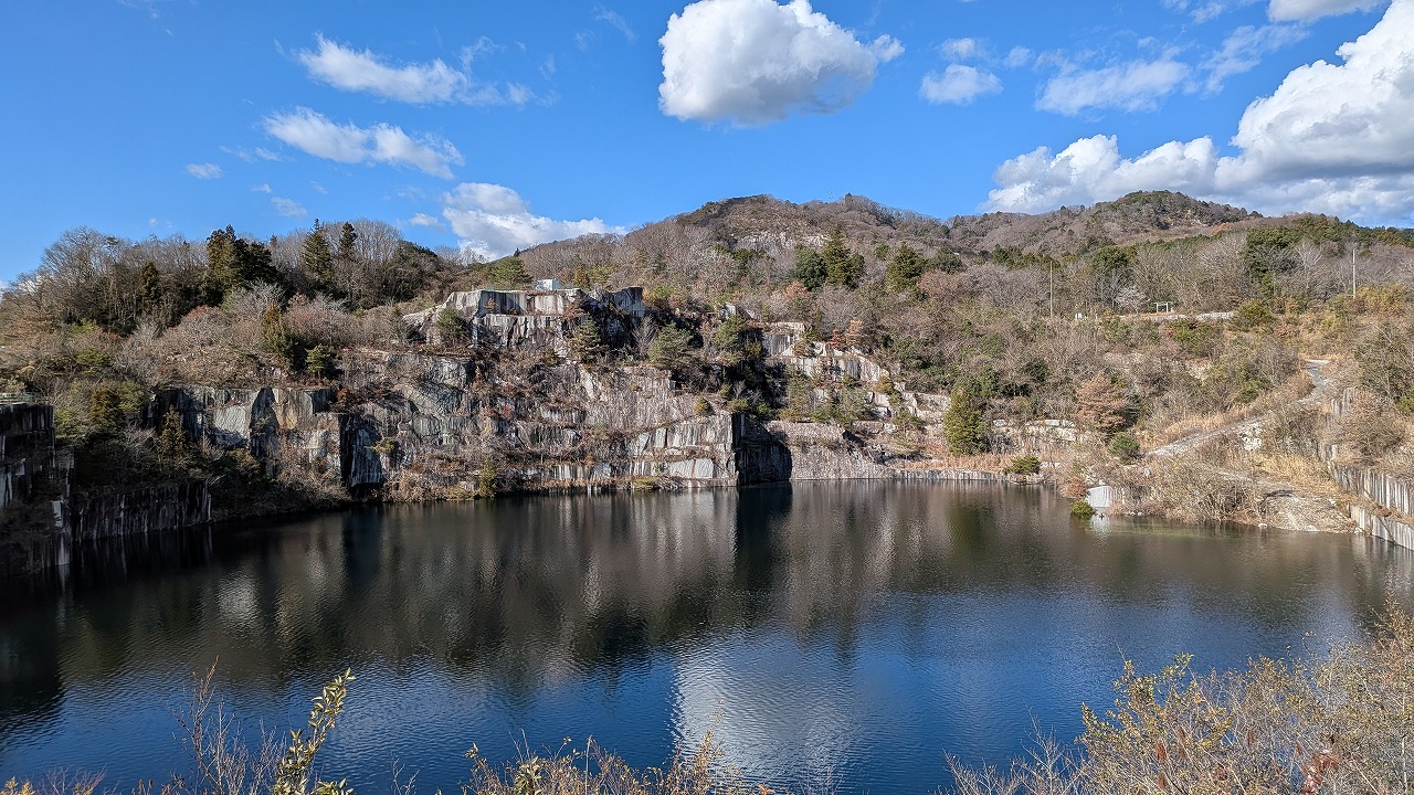 笠間市現調と石切山脈