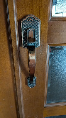 桜川市O様邸　ドアノブ交換工事 施工Before写真